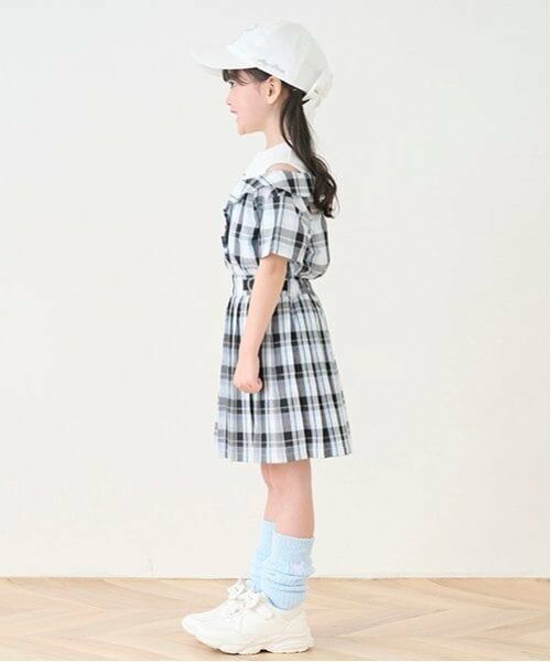 mezzo piano / メゾピアノ ショート・ハーフ・半端丈パンツ | サイドハートベルト　チェックプリーツスカパン | 詳細19