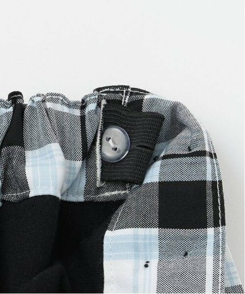 mezzo piano / メゾピアノ ショート・ハーフ・半端丈パンツ | サイドハートベルト　チェックプリーツスカパン | 詳細4