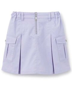 mezzo piano / メゾピアノ ショート・ハーフ・半端丈パンツ | フロントZIP　キュロットスカート