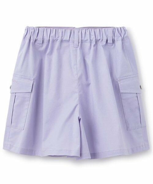 mezzo piano / メゾピアノ ショート・ハーフ・半端丈パンツ | フロントZIP　キュロットスカート | 詳細1