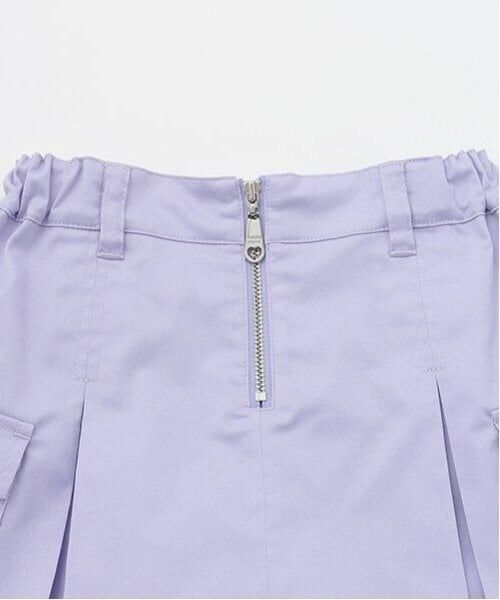 mezzo piano / メゾピアノ ショート・ハーフ・半端丈パンツ | フロントZIP　キュロットスカート | 詳細2