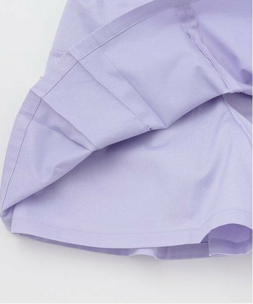 mezzo piano / メゾピアノ ショート・ハーフ・半端丈パンツ | フロントZIP　キュロットスカート | 詳細7