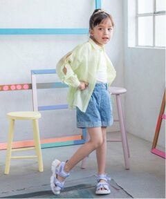 mezzo piano / メゾピアノ ショート・ハーフ・半端丈パンツ | ハート柄デニム　ショートパンツ