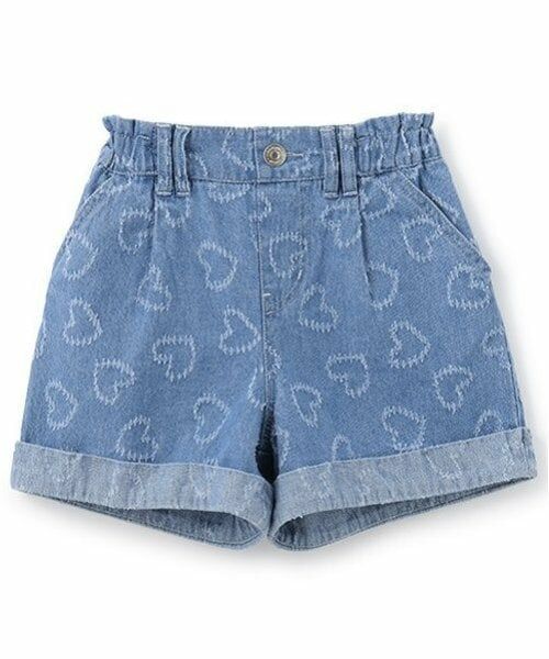 mezzo piano / メゾピアノ ショート・ハーフ・半端丈パンツ | ハート柄デニム　ショートパンツ | 詳細4