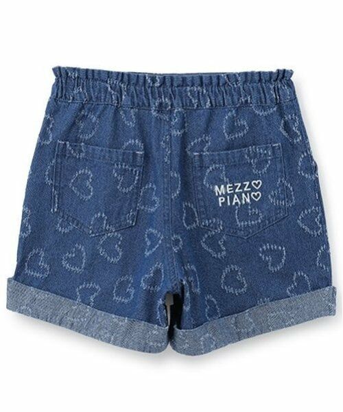 mezzo piano / メゾピアノ ショート・ハーフ・半端丈パンツ | ハート柄デニム　ショートパンツ | 詳細5