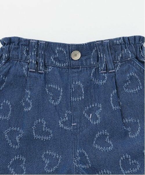 mezzo piano / メゾピアノ ショート・ハーフ・半端丈パンツ | ハート柄デニム　ショートパンツ | 詳細6