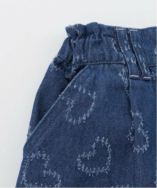 mezzo piano / メゾピアノ ショート・ハーフ・半端丈パンツ | ハート柄デニム　ショートパンツ | 詳細8