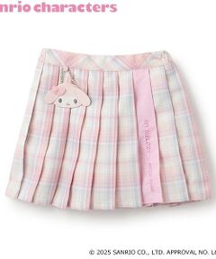 mezzo piano / メゾピアノ ショート・ハーフ・半端丈パンツ | 【マイメロディ・シナモロール】ポーチつきプリーツスカパン