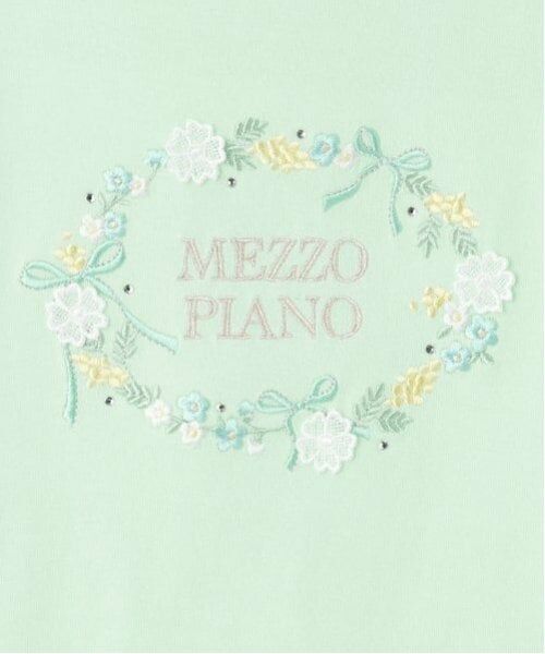 mezzo piano / メゾピアノ Tシャツ | フラワーリース　7分袖Tシャツ | 詳細3