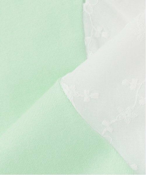 mezzo piano / メゾピアノ Tシャツ | フラワーリース　7分袖Tシャツ | 詳細6