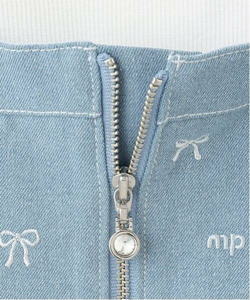 mezzo piano / メゾピアノ キャミソール・チューブトップ | リボン刺繍ビスチェ＆長袖Tシャツセット | 詳細6