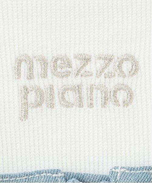 mezzo piano / メゾピアノ キャミソール・チューブトップ | リボン刺繍ビスチェ＆長袖Tシャツセット | 詳細8