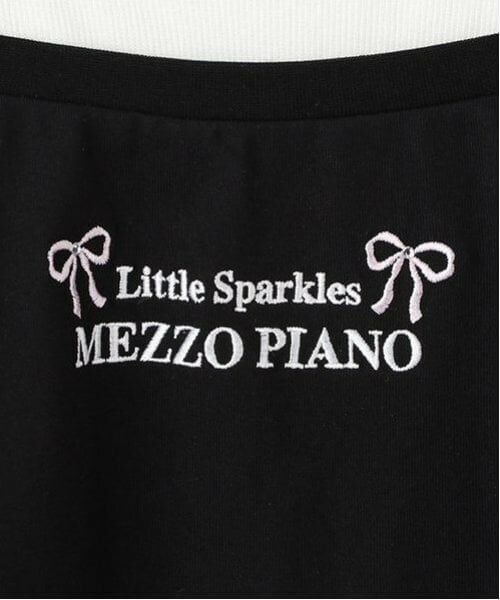 mezzo piano / メゾピアノ Tシャツ | レイヤード風短丈　長袖Tシャツ | 詳細4
