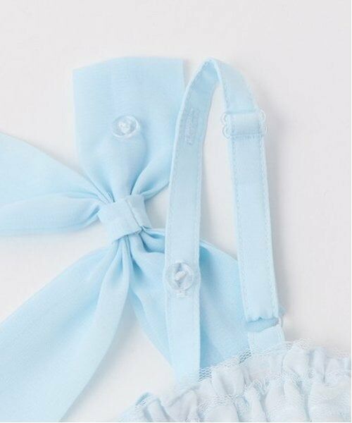 mezzo piano / メゾピアノ Tシャツ | 肩リボンキャミチュニック&長袖Tシャツセット | 詳細11