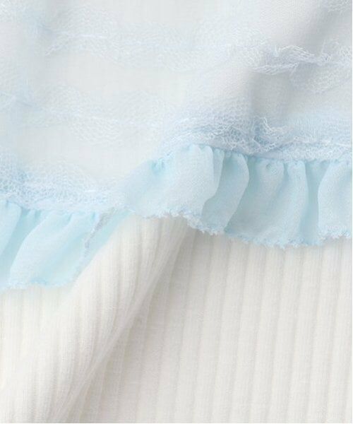 mezzo piano / メゾピアノ Tシャツ | 肩リボンキャミチュニック&長袖Tシャツセット | 詳細14