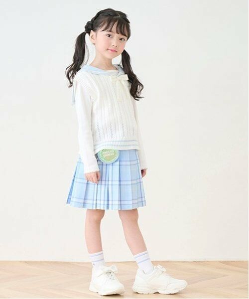 mezzo piano / メゾピアノ ニット・セーター | セーラーニットベスト＆長袖Tシャツセット | 詳細16