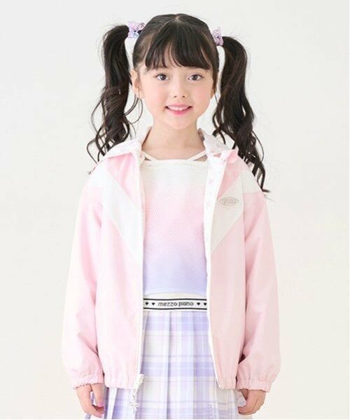 mezzo piano / メゾピアノ Tシャツ | グラデーションメッシュレイヤード半袖Tシャツセット | 詳細13