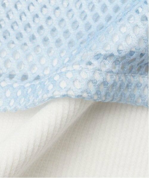 mezzo piano / メゾピアノ Tシャツ | グラデーションメッシュレイヤード半袖Tシャツセット | 詳細8