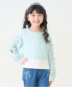 透かしニット＆Tシャツセット