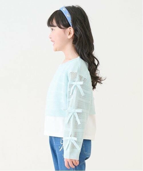 mezzo piano / メゾピアノ ニット・セーター | 透かしニット＆Tシャツセット | 詳細15