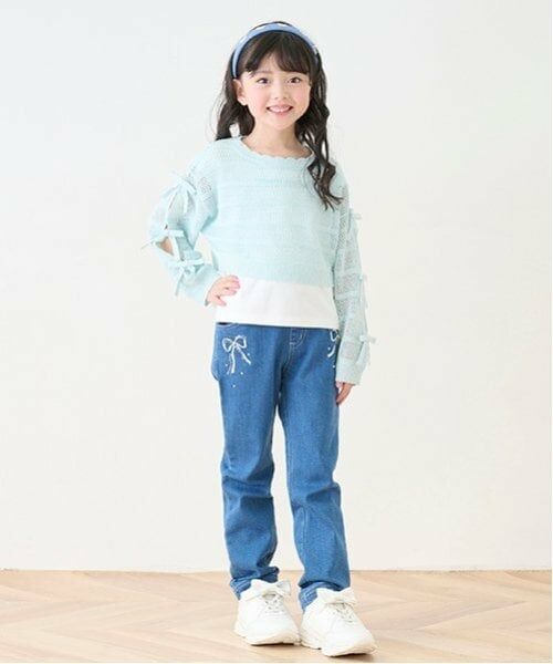 mezzo piano / メゾピアノ ニット・セーター | 透かしニット＆Tシャツセット | 詳細17