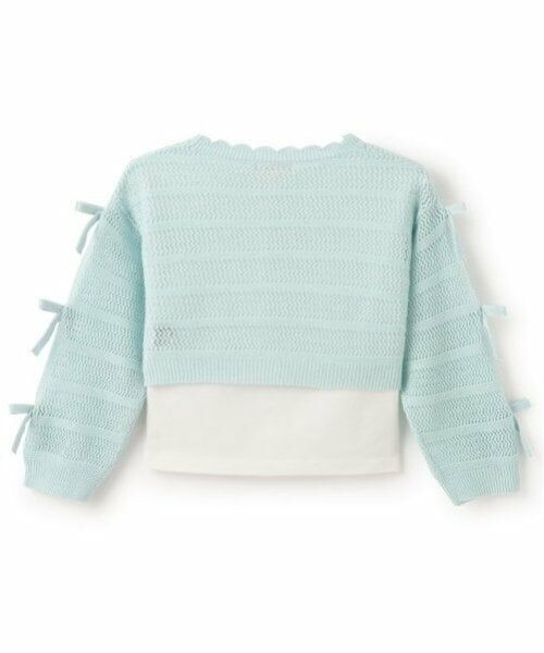 mezzo piano / メゾピアノ ニット・セーター | 透かしニット＆Tシャツセット | 詳細2