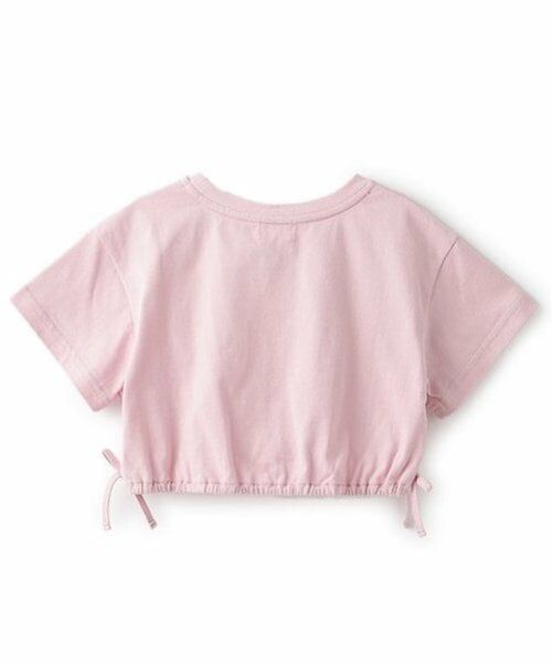 mezzo piano / メゾピアノ Tシャツ | キラキラロゴ　短丈Tシャツ | 詳細4