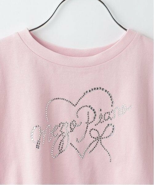 mezzo piano / メゾピアノ Tシャツ | キラキラロゴ　短丈Tシャツ | 詳細5