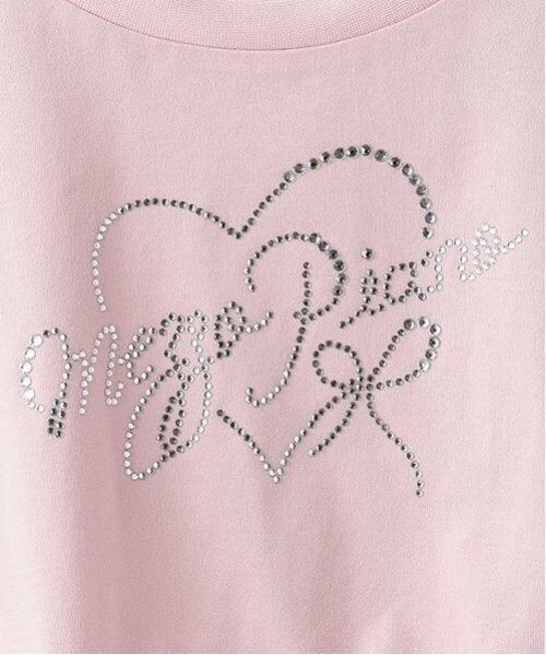 mezzo piano / メゾピアノ Tシャツ | キラキラロゴ　短丈Tシャツ | 詳細6