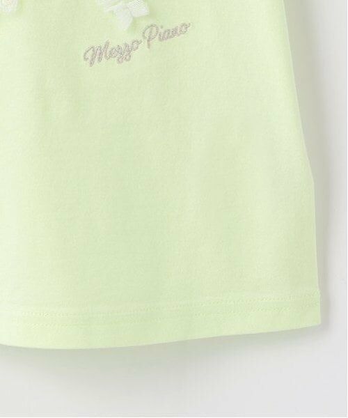 mezzo piano / メゾピアノ Tシャツ | フリルリボン　半袖Tシャツ | 詳細11