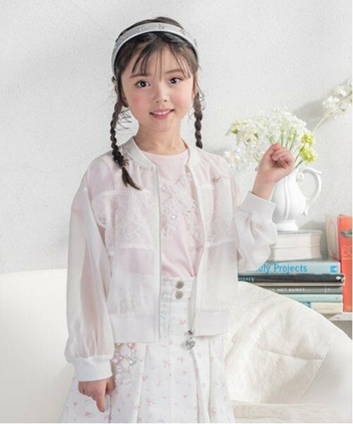 mezzo piano / メゾピアノ Tシャツ | フリルリボン　半袖Tシャツ | 詳細2