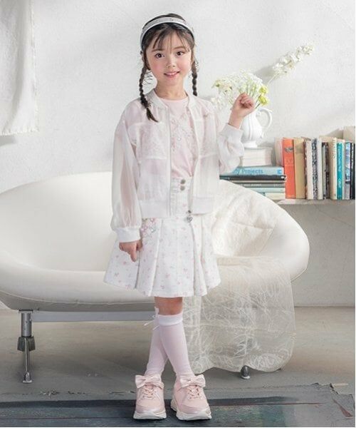 mezzo piano / メゾピアノ Tシャツ | フリルリボン　半袖Tシャツ | 詳細3