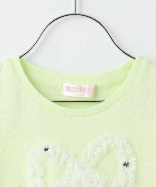 mezzo piano / メゾピアノ Tシャツ | フリルリボン　半袖Tシャツ | 詳細7