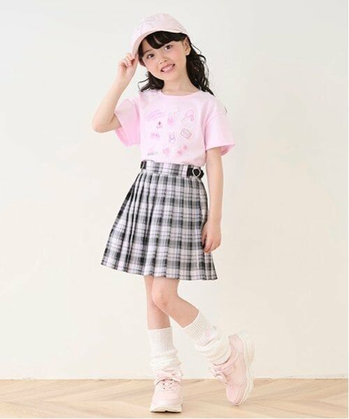 mezzo piano / メゾピアノ Tシャツ | ステッカーアップリケ　半袖Tシャツ | 詳細16