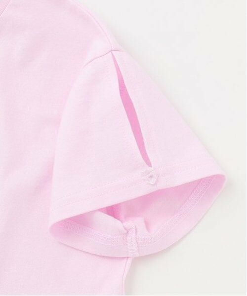 mezzo piano / メゾピアノ Tシャツ | ステッカーアップリケ　半袖Tシャツ | 詳細4