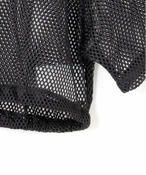 mezzo piano / メゾピアノ Tシャツ | 衿つきメッシュプルオーバー＆タンクトップセット | 詳細10