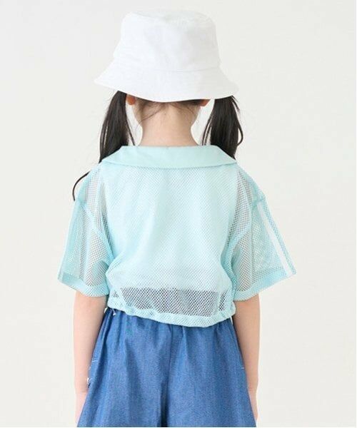 mezzo piano / メゾピアノ Tシャツ | 衿つきメッシュプルオーバー＆タンクトップセット | 詳細24