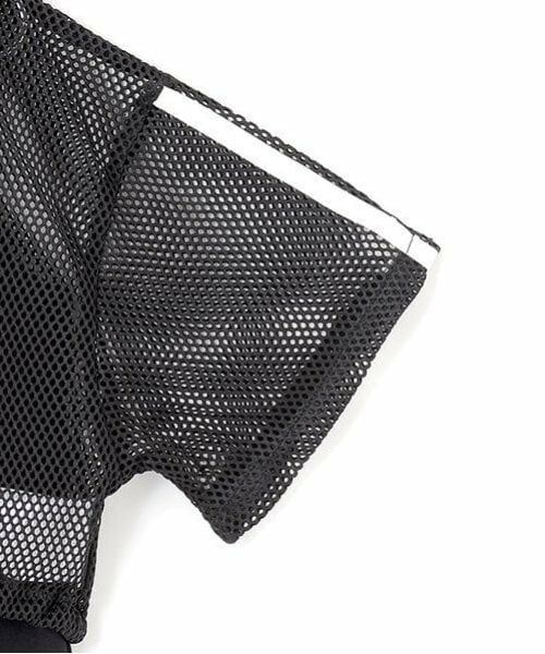 mezzo piano / メゾピアノ Tシャツ | 衿つきメッシュプルオーバー＆タンクトップセット | 詳細8