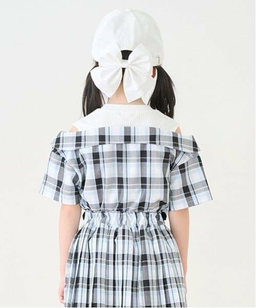 mezzo piano / メゾピアノ シャツ・ブラウス | ドッキング　チェックシャツ | 詳細13