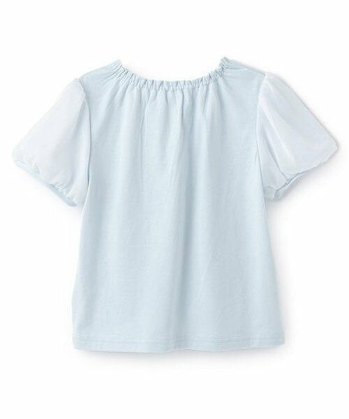 mezzo piano / メゾピアノ Tシャツ | バレエネックレス刺しゅう　Tシャツ | 詳細2