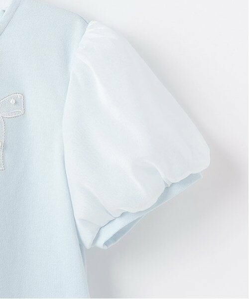 mezzo piano / メゾピアノ Tシャツ | バレエネックレス刺しゅう　Tシャツ | 詳細4