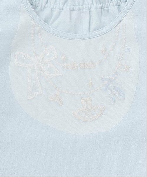 mezzo piano / メゾピアノ Tシャツ | バレエネックレス刺しゅう　Tシャツ | 詳細6
