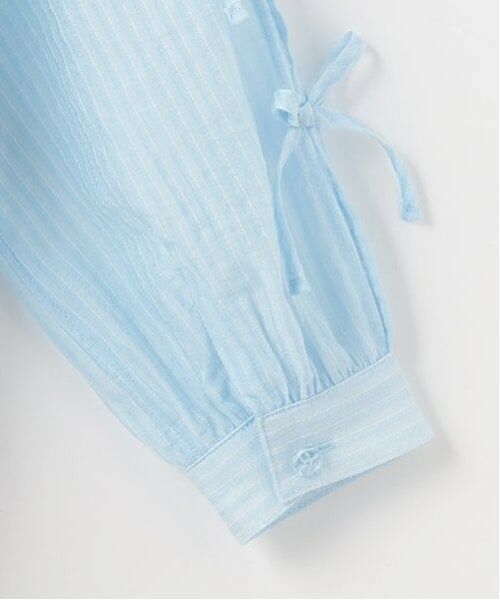 mezzo piano / メゾピアノ シャツ・ブラウス | 袖リボンシャツ＆肩開き半袖Tシャツセット | 詳細11