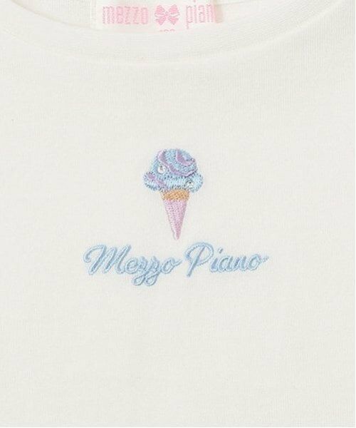mezzo piano / メゾピアノ シャツ・ブラウス | 袖リボンシャツ＆肩開き半袖Tシャツセット | 詳細13