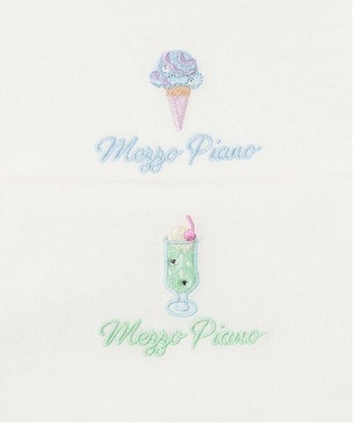 mezzo piano / メゾピアノ シャツ・ブラウス | 袖リボンシャツ＆肩開き半袖Tシャツセット | 詳細14