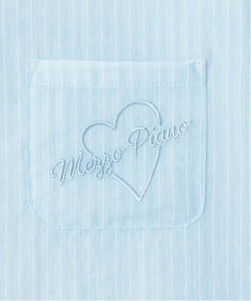 mezzo piano / メゾピアノ シャツ・ブラウス | 袖リボンシャツ＆肩開き半袖Tシャツセット | 詳細9