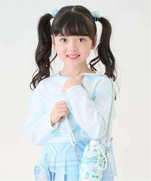 mezzo piano / メゾピアノ Tシャツ | チュールレイヤード　長袖Tシャツ | 詳細15