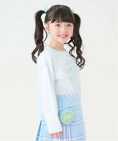 mezzo piano / メゾピアノ Tシャツ | チュールレイヤード　長袖Tシャツ | 詳細18