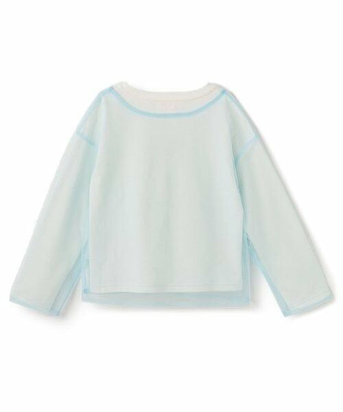 mezzo piano / メゾピアノ Tシャツ | チュールレイヤード　長袖Tシャツ | 詳細2