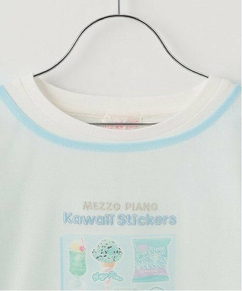 mezzo piano / メゾピアノ Tシャツ | チュールレイヤード　長袖Tシャツ | 詳細4